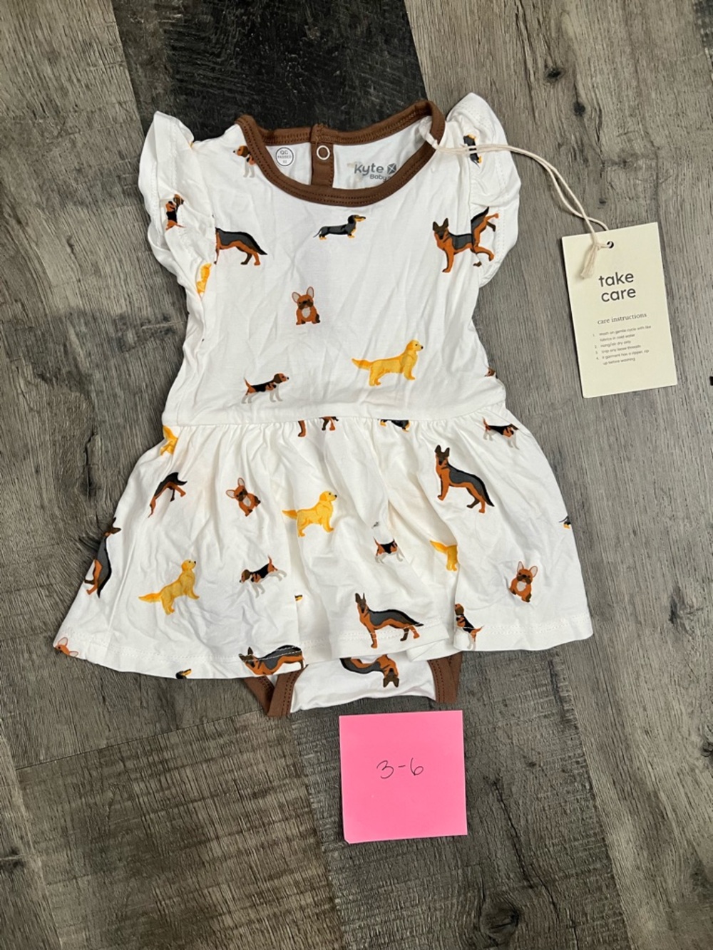 Kyte Baby Bodysuit Twirl Dress